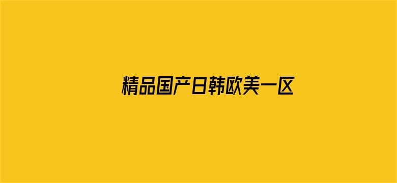 >精品国产日韩欧美一区二区三区横幅海报图